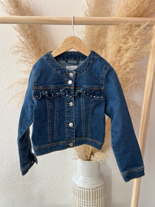 Jeansjasje parels