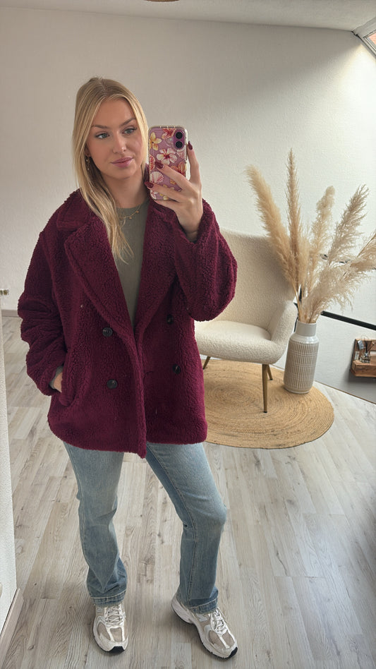 Teddyjas burgundy