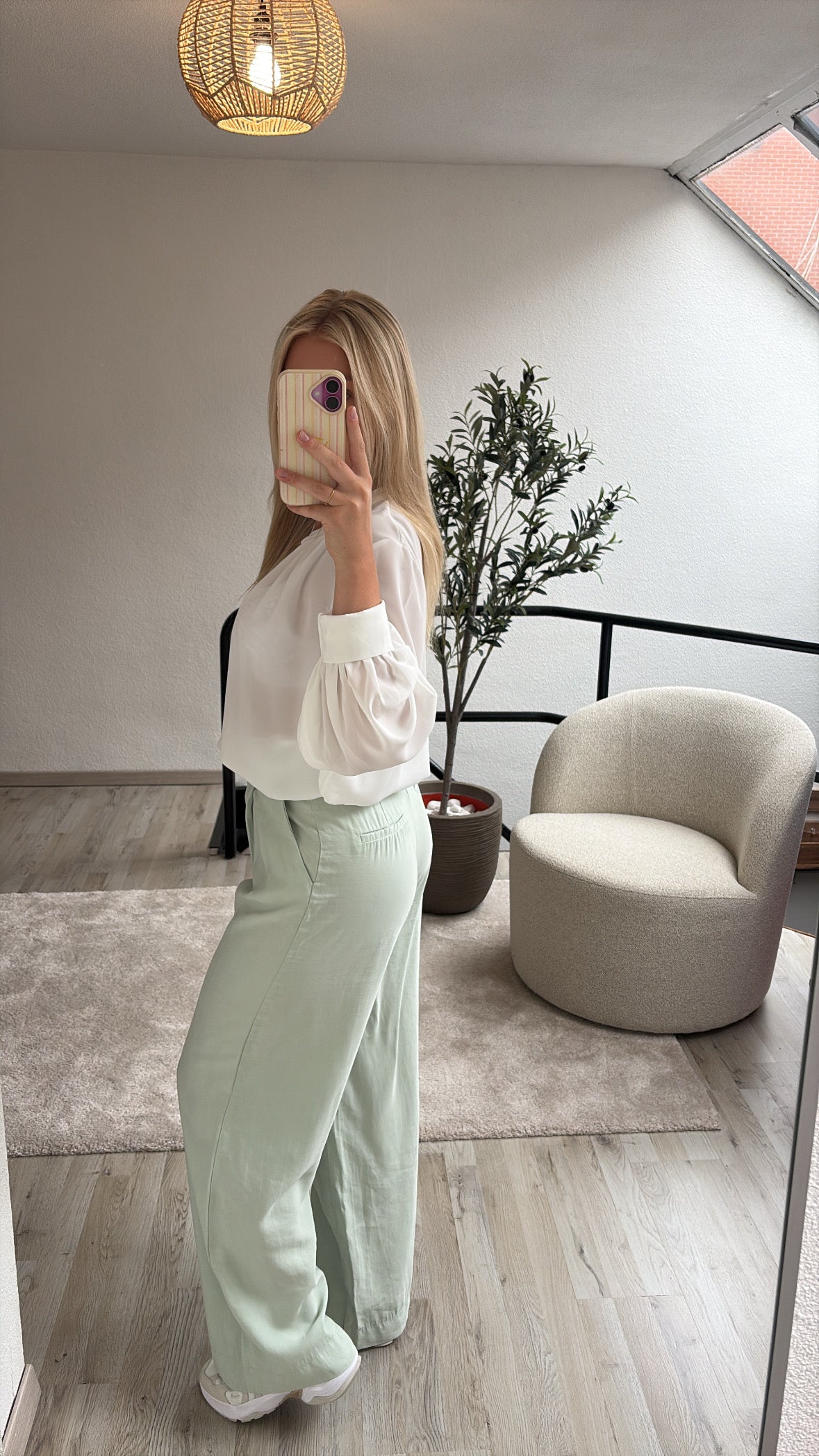 WITTE BLOUSE
