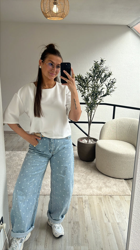 BALLOON JEANS POLKADOT