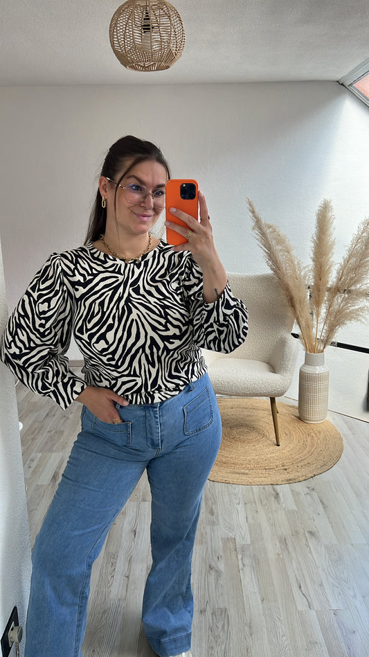 Blouse zebraprint