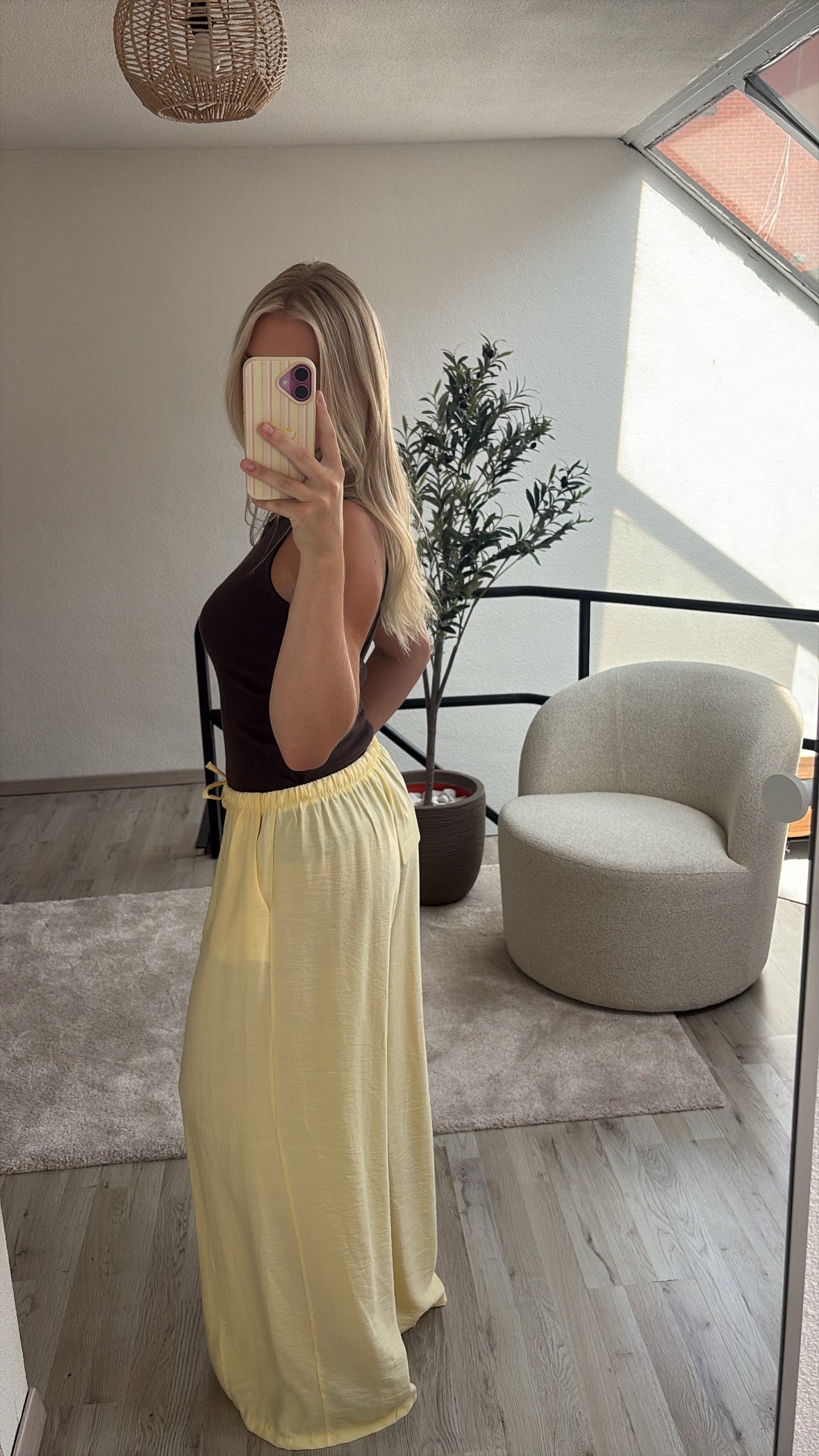 LOSSE BROEK GEEL