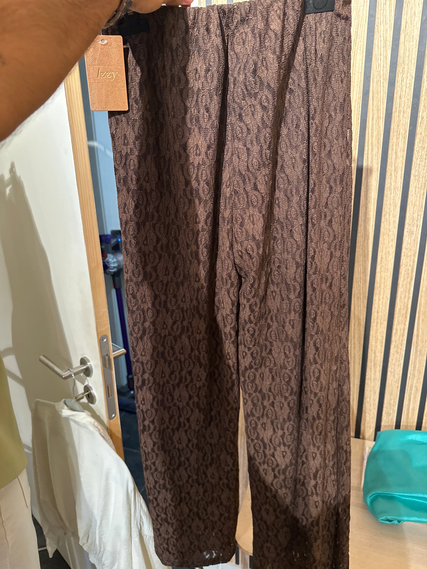 KANTEN BROEK BRUIN