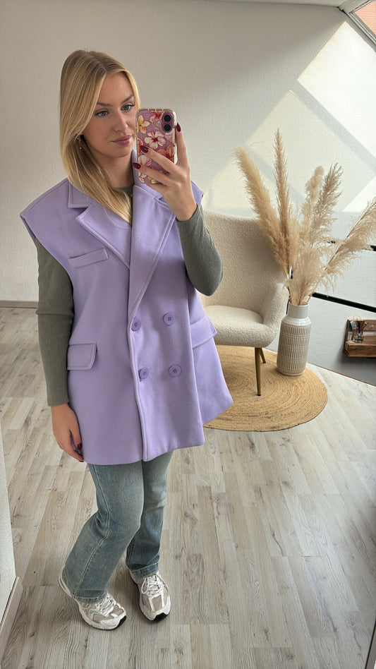 Lila gilet