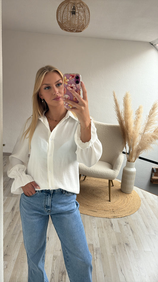 Witte blouse