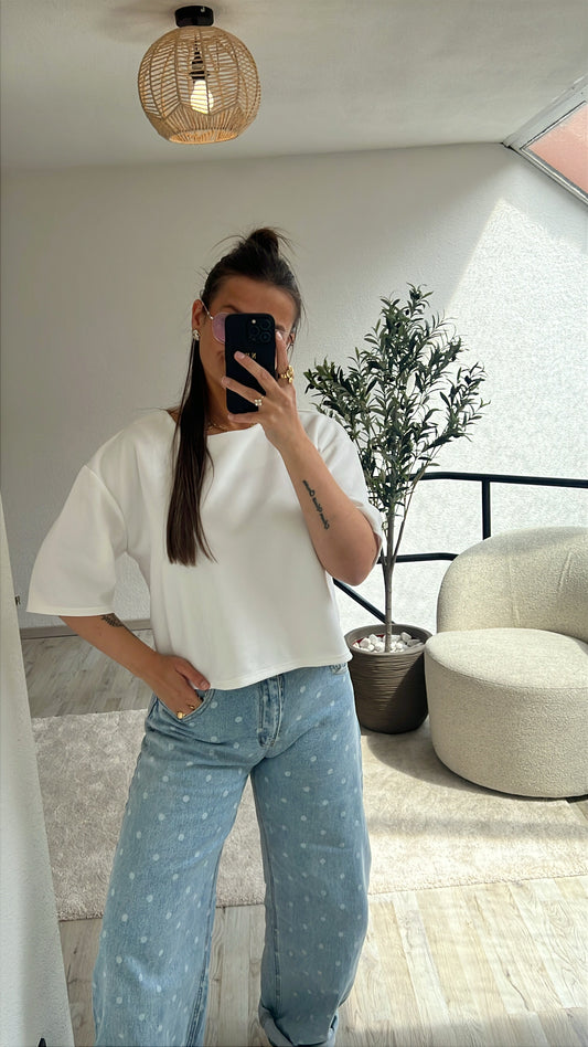 BALLOON JEANS POLKADOT