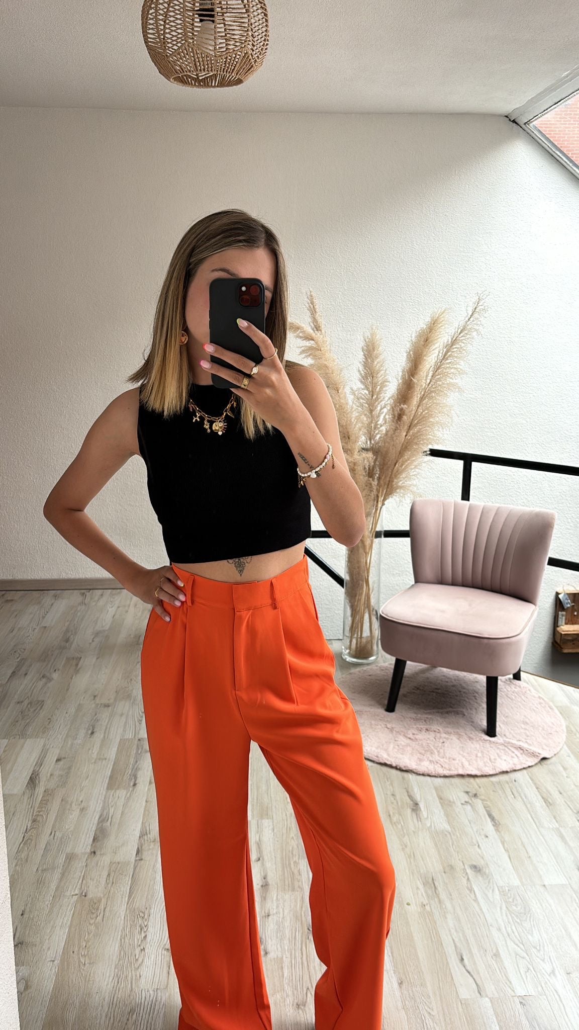 Oranje pantalon