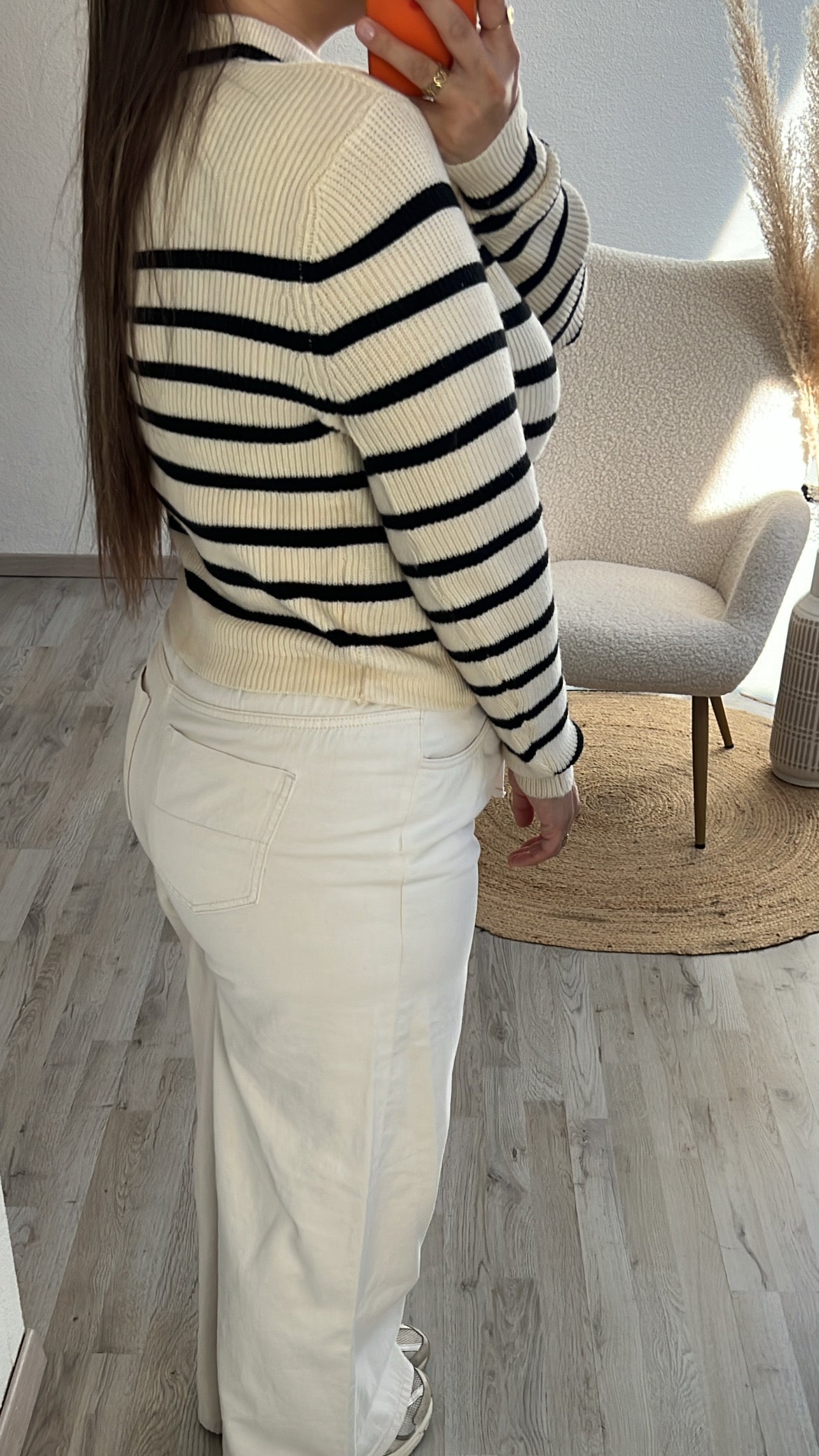 Striped polo