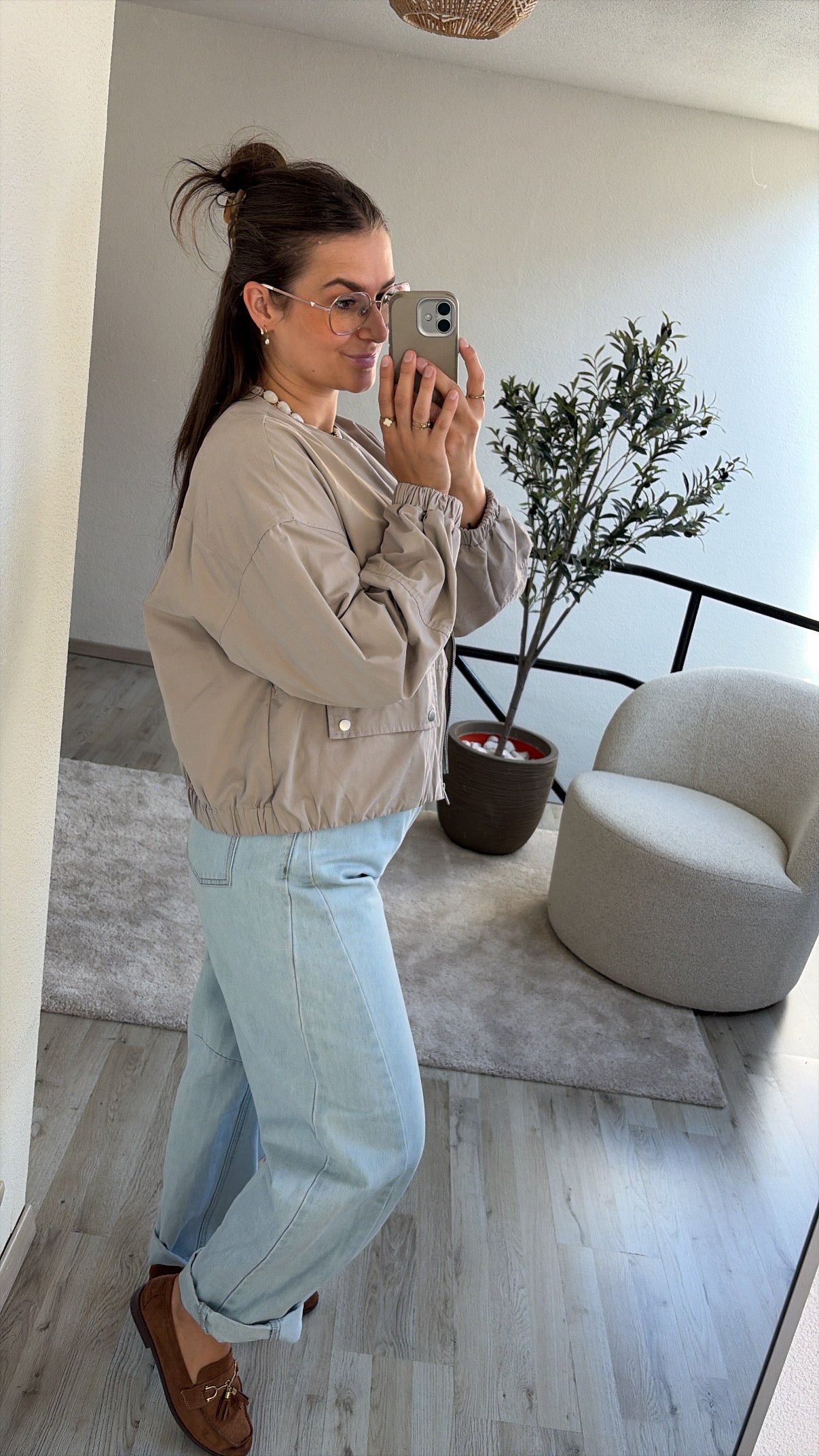 BOMBERJACKET BEIGE