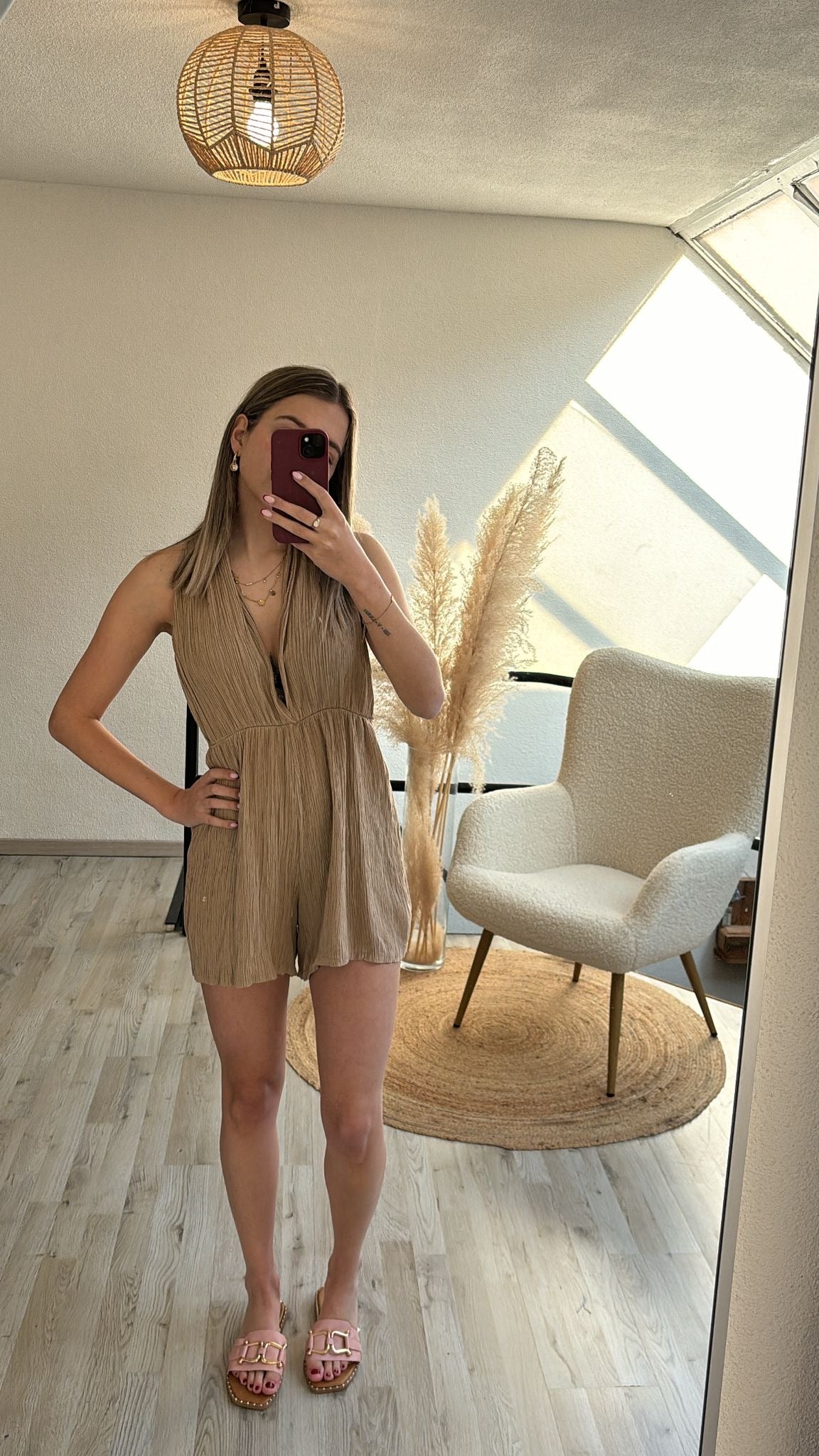 Playsuit beige