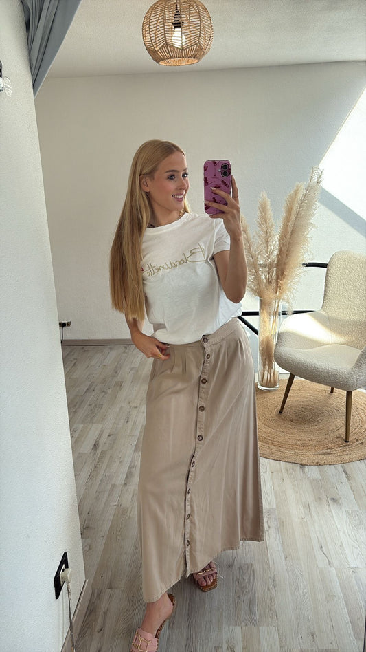 Beige maxirok