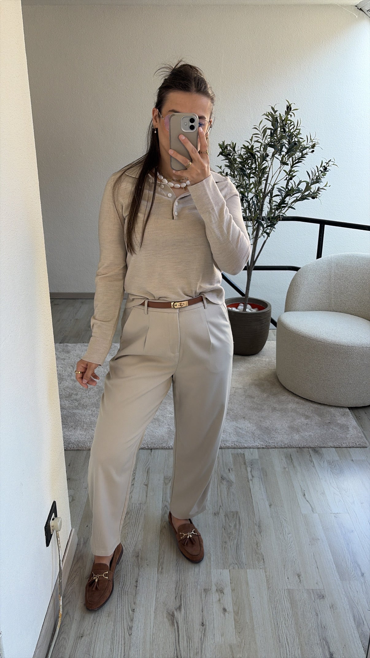 BEIGE PANTALON