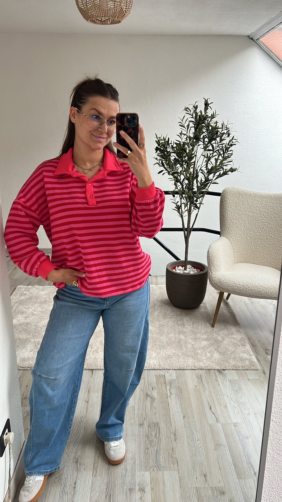 ROZE POLO SWEATER