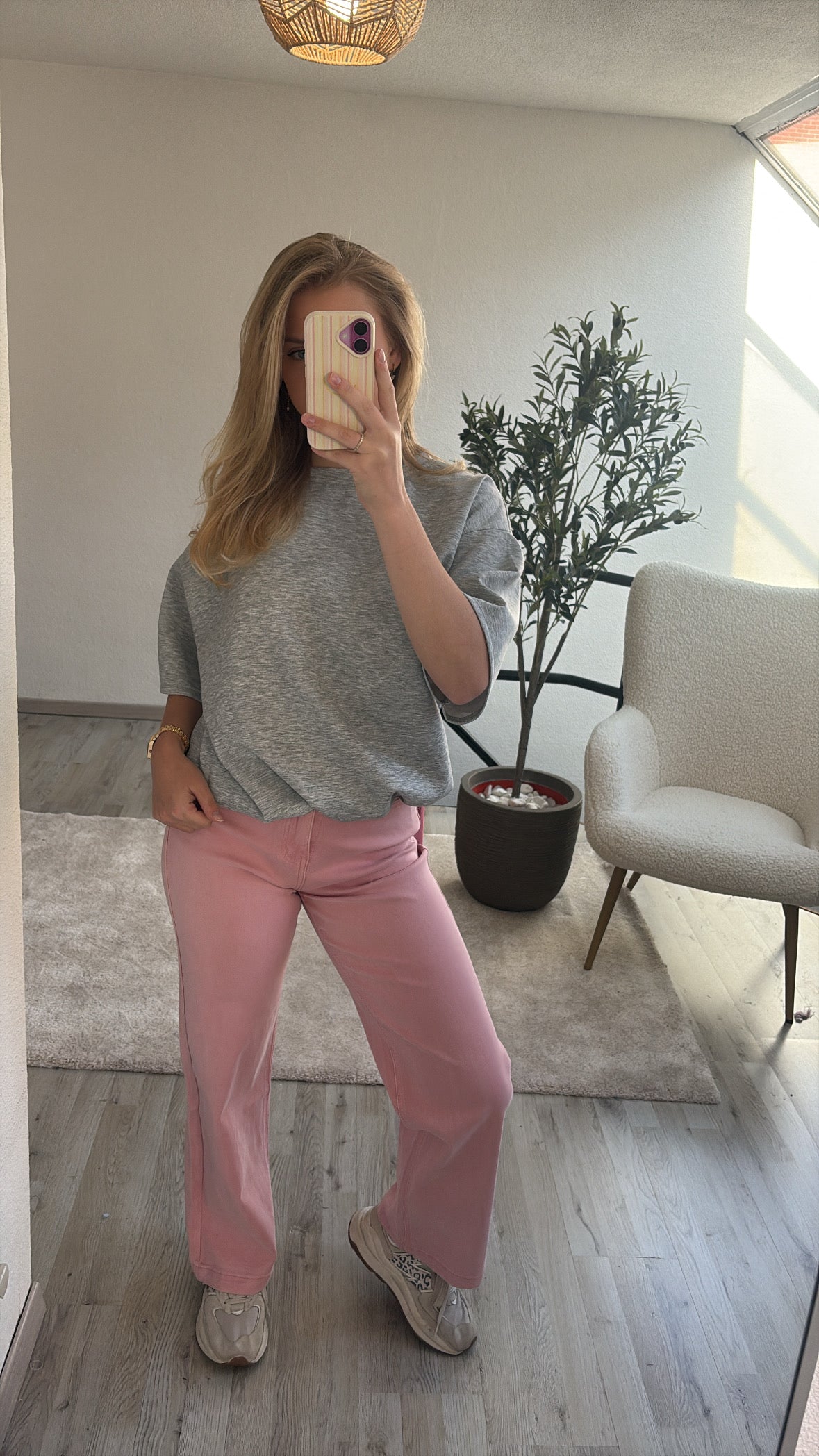 PUFFY TEE GRIJS
