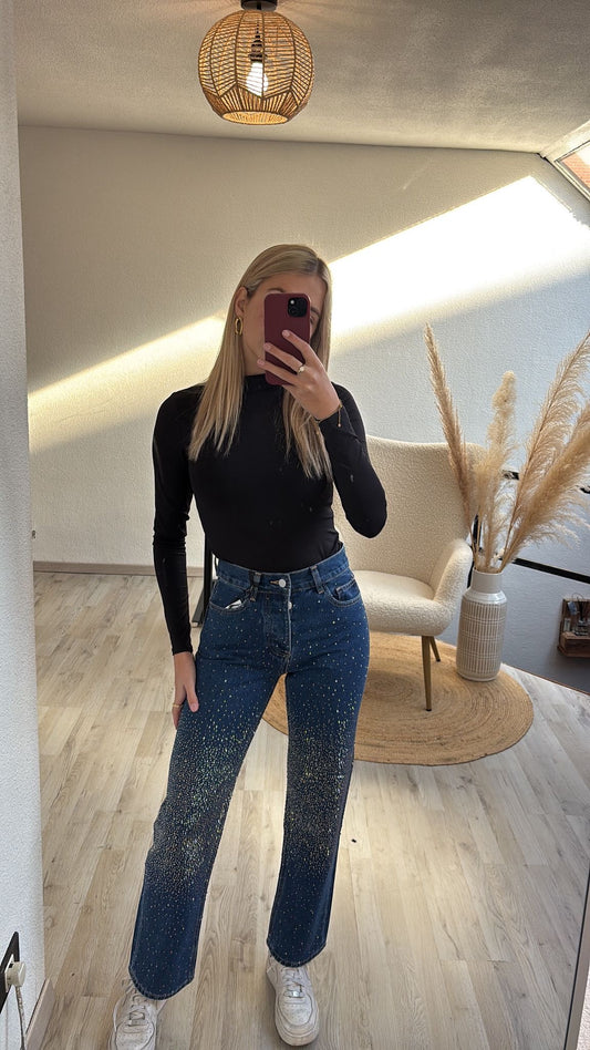 Jeans diamantjes