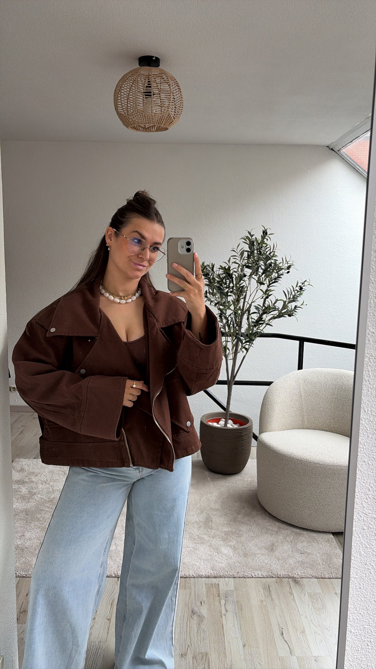 JEANS JACKET CHOCO