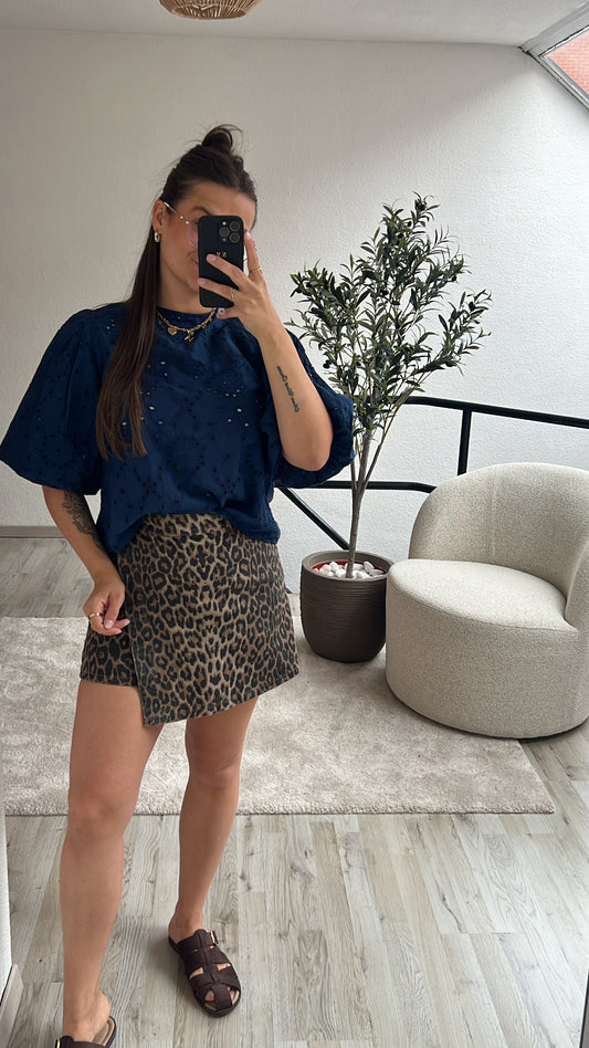 LEOPARD SKORT