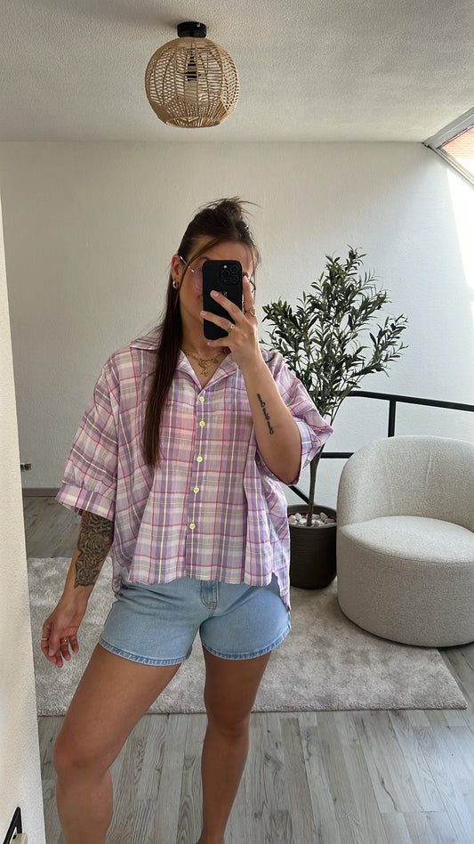 GERUITE BLOUSE LILA