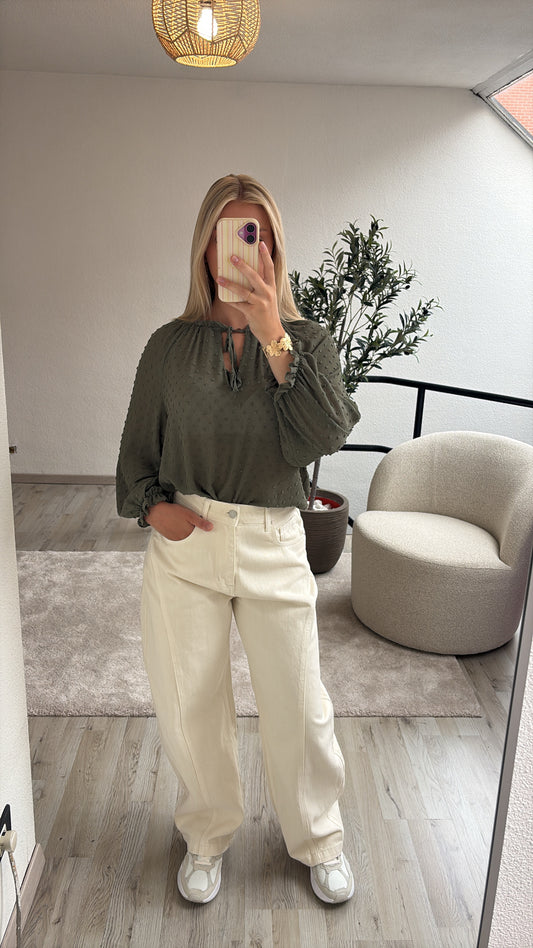 KHAKI BLOUSE