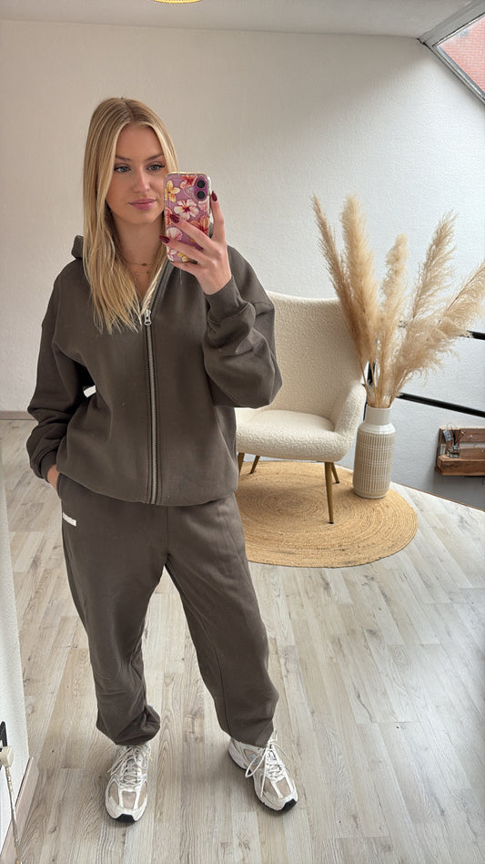 Joggingset khaki