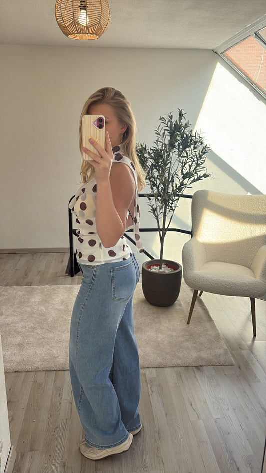 POLKADOT TOP WIT