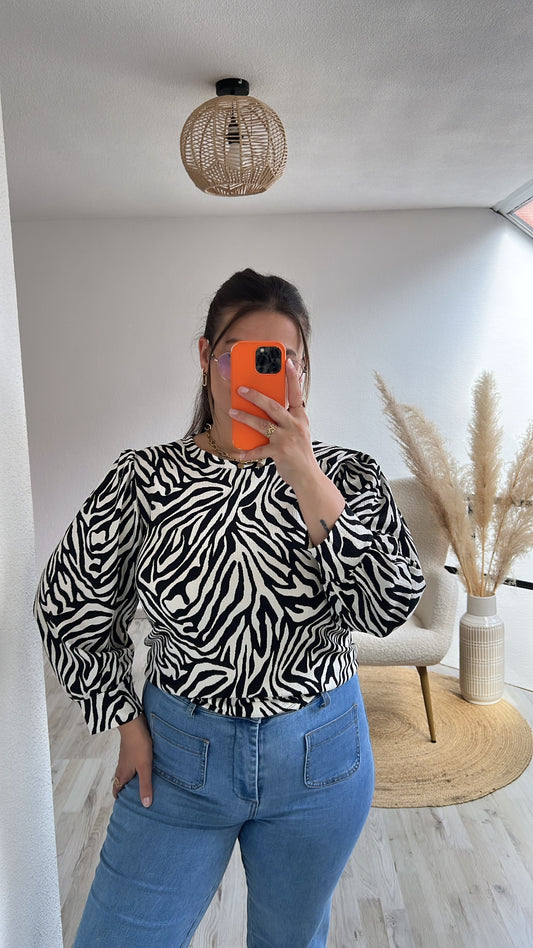 Blouse zebraprint