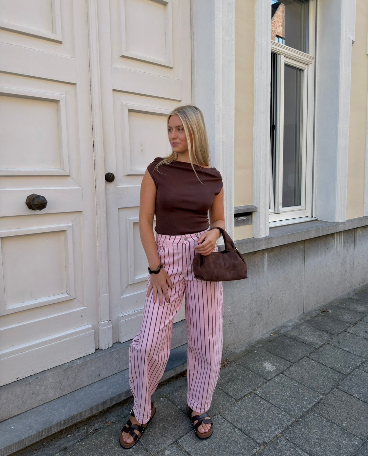 ONE SHOULDER TOP BRUIN