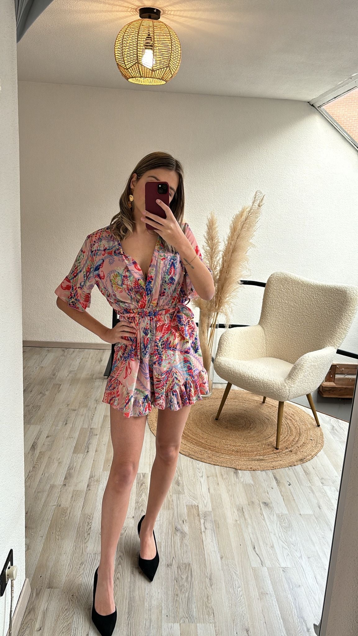 Playsuit met kleurtjes