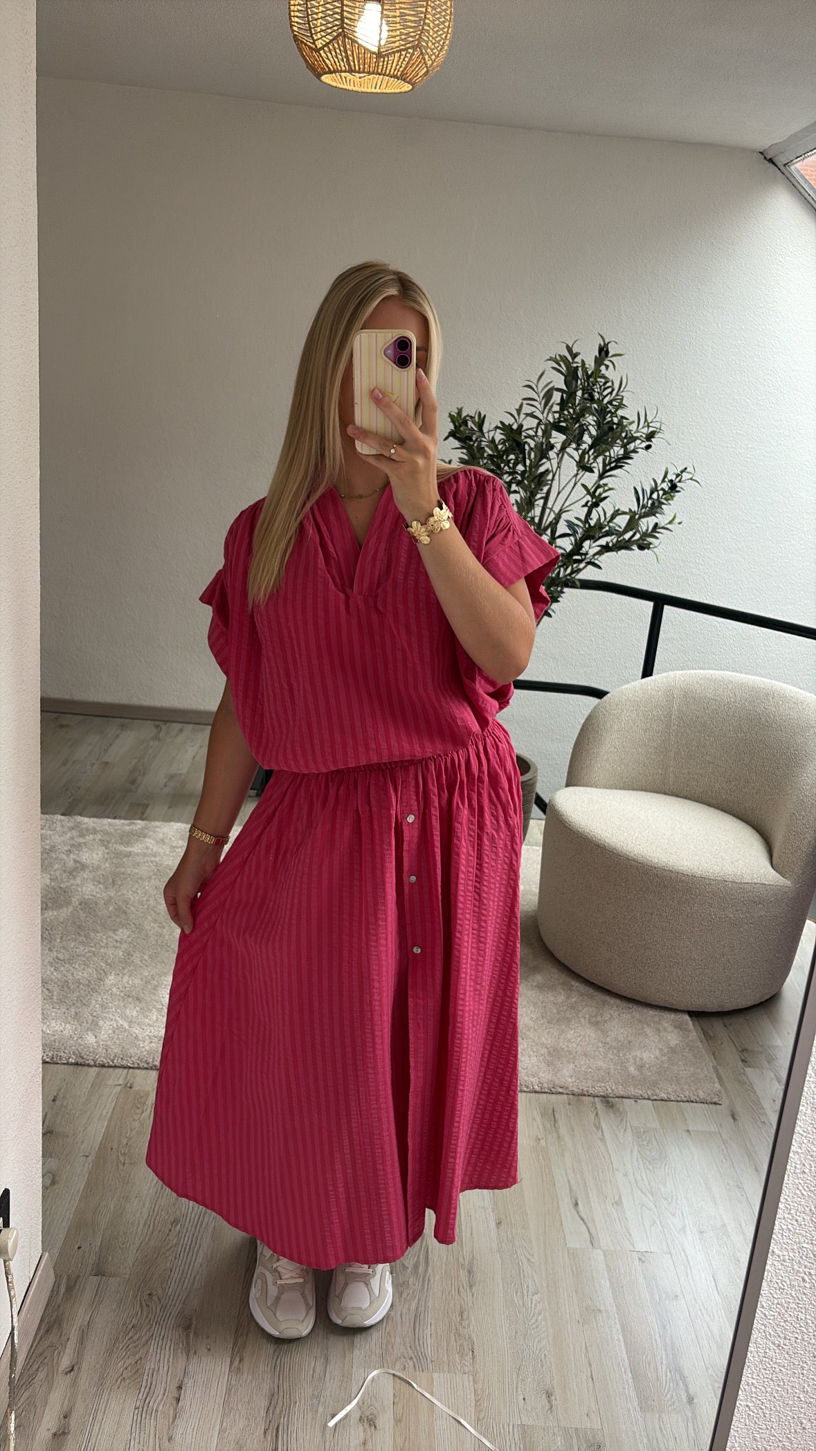 ROZE SET ROK + BLOUSE