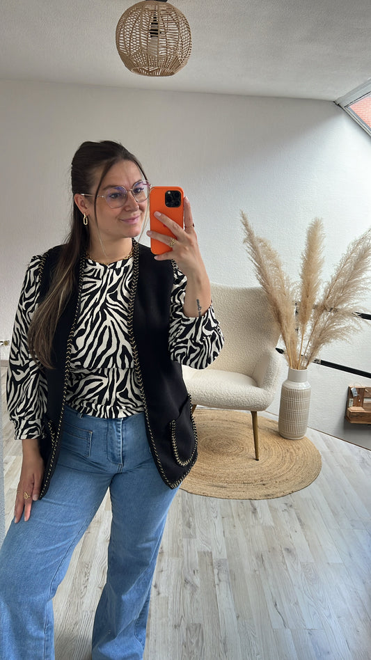 Gilet zwart