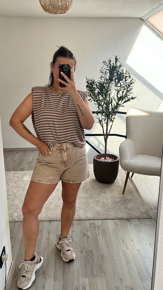 JEANSSHORT BEIGE