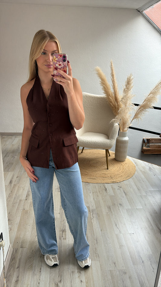 Mom jeans blauw