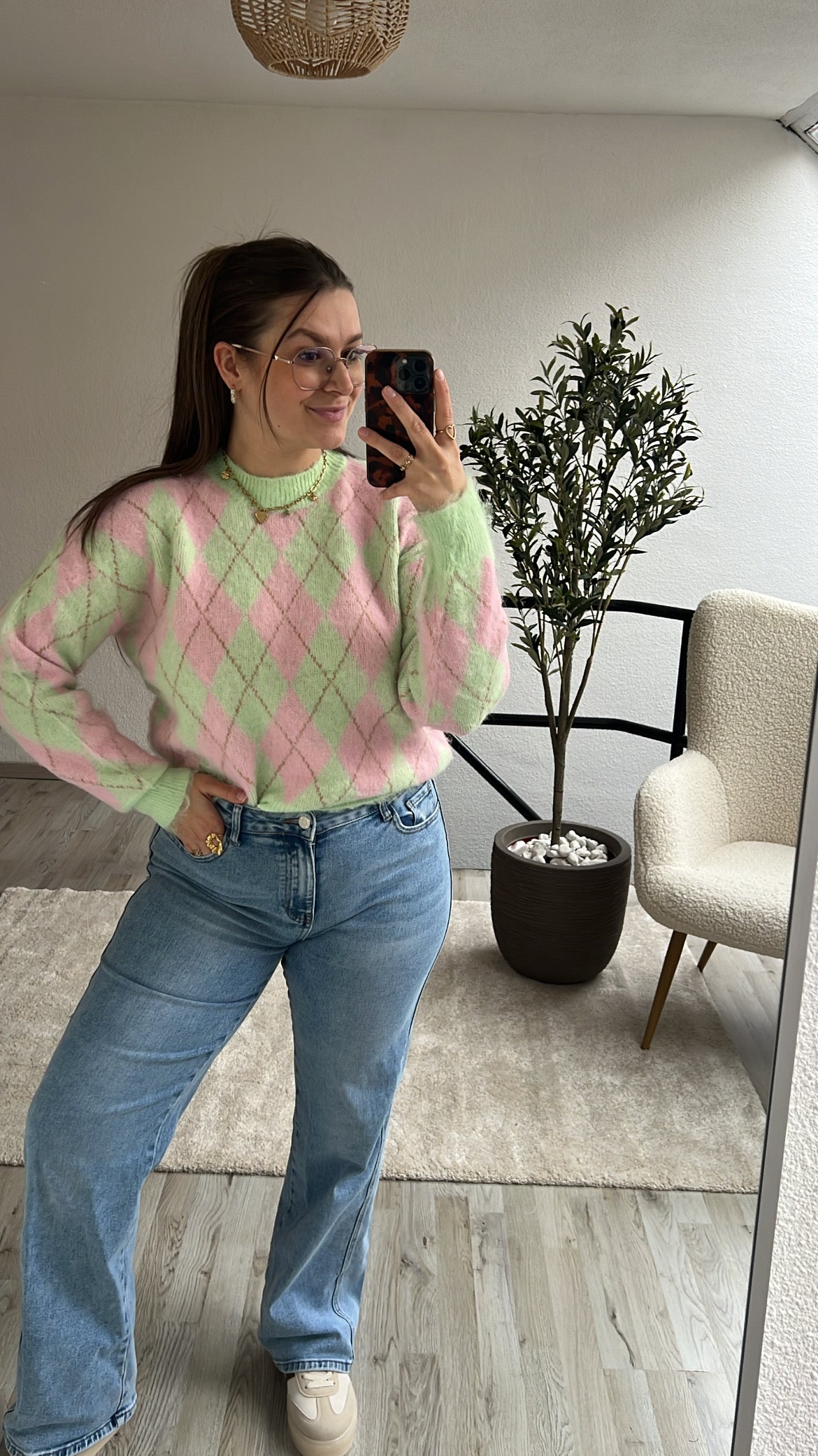 GERUITE TRUI GROEN-ROZE