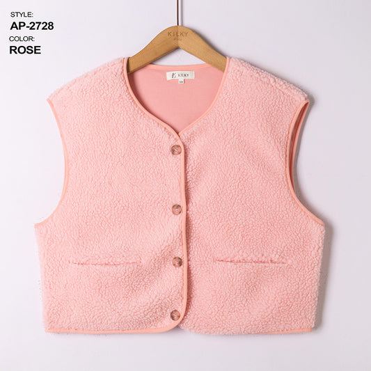 TEDDYGILET ROZE