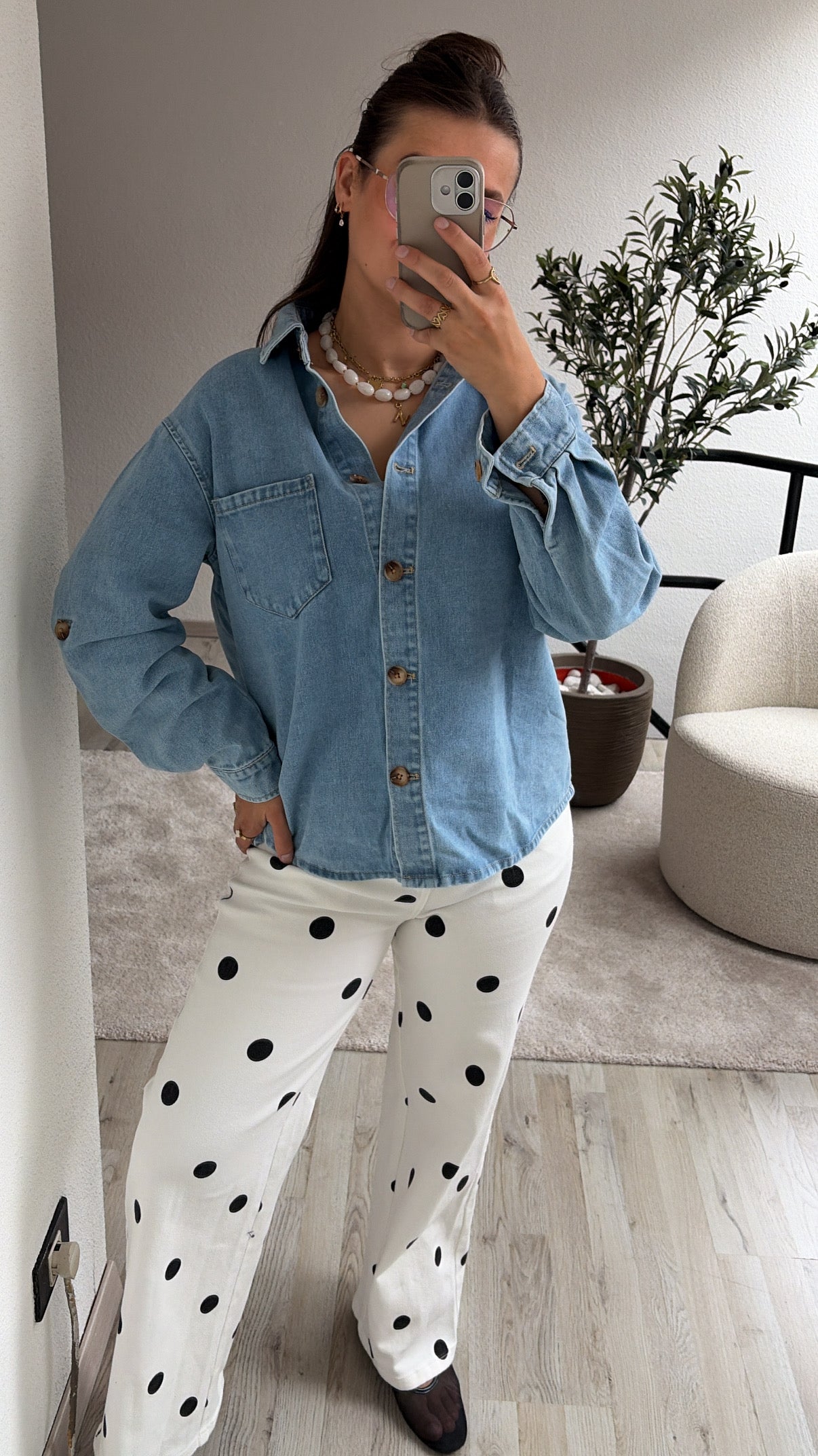 JEANSBLOUSE