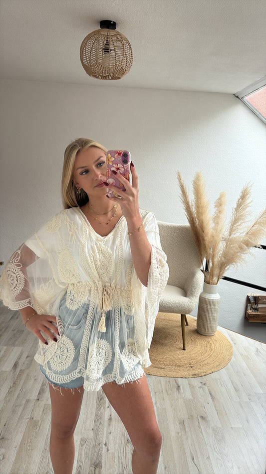 Kanten coverup crème