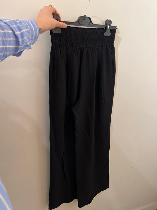 LINNEN BROEK ZWART