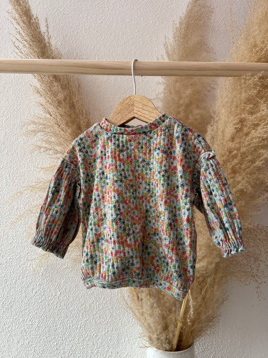 Gebloemde sweater