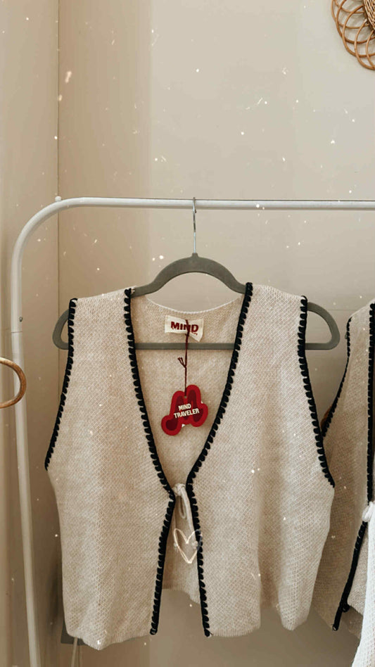 Giletje beige