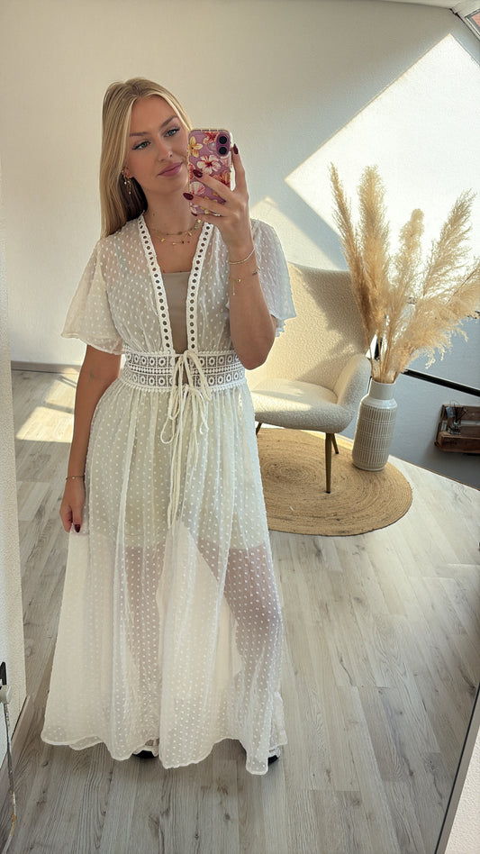 Witte kimono