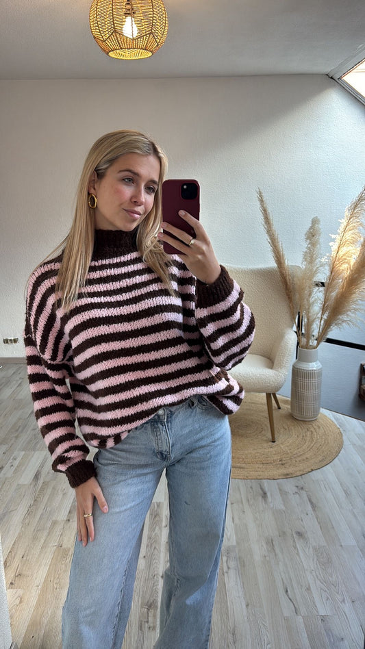 Gestreepte knit