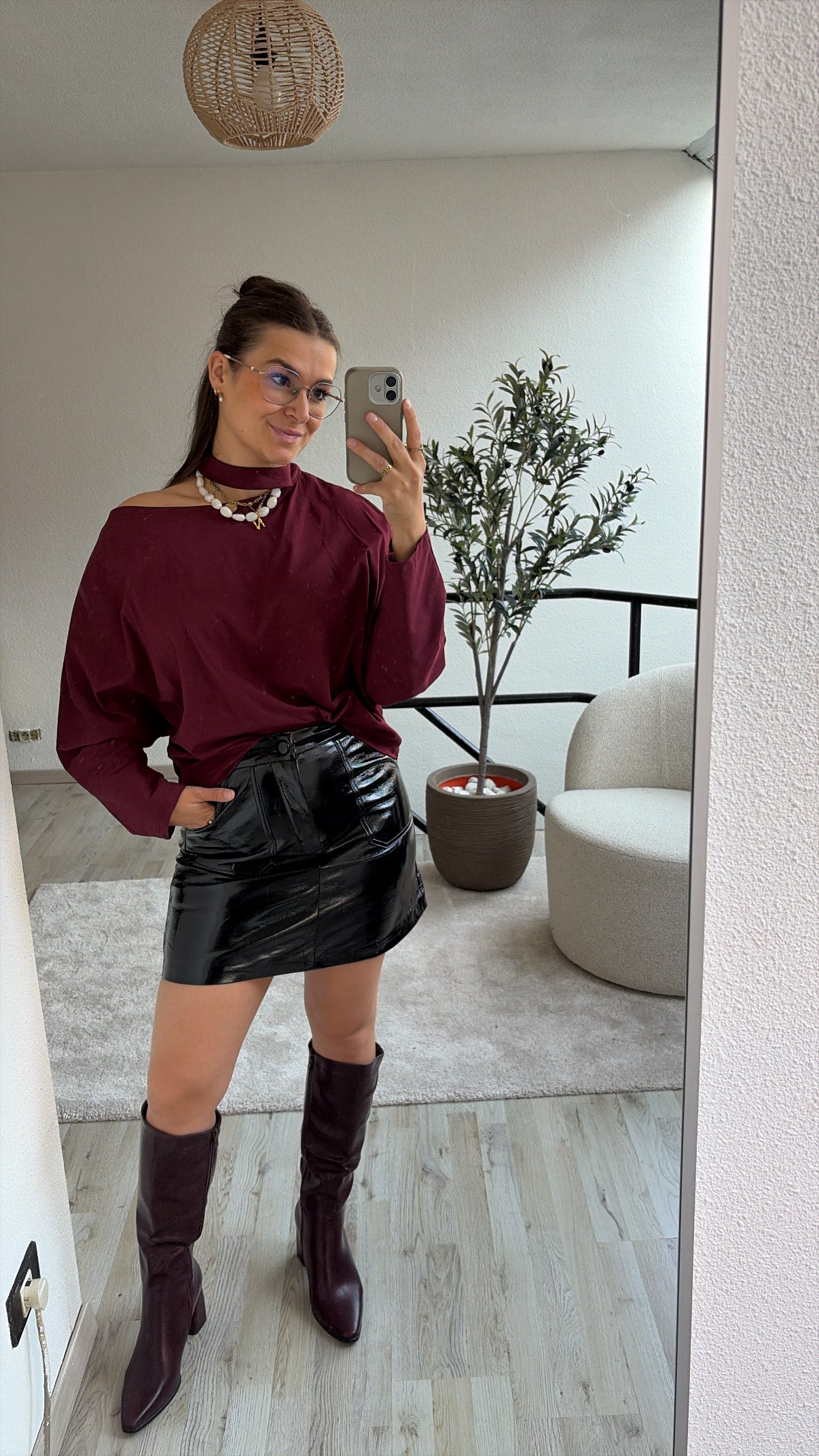 LEDERLOOK ROKJE