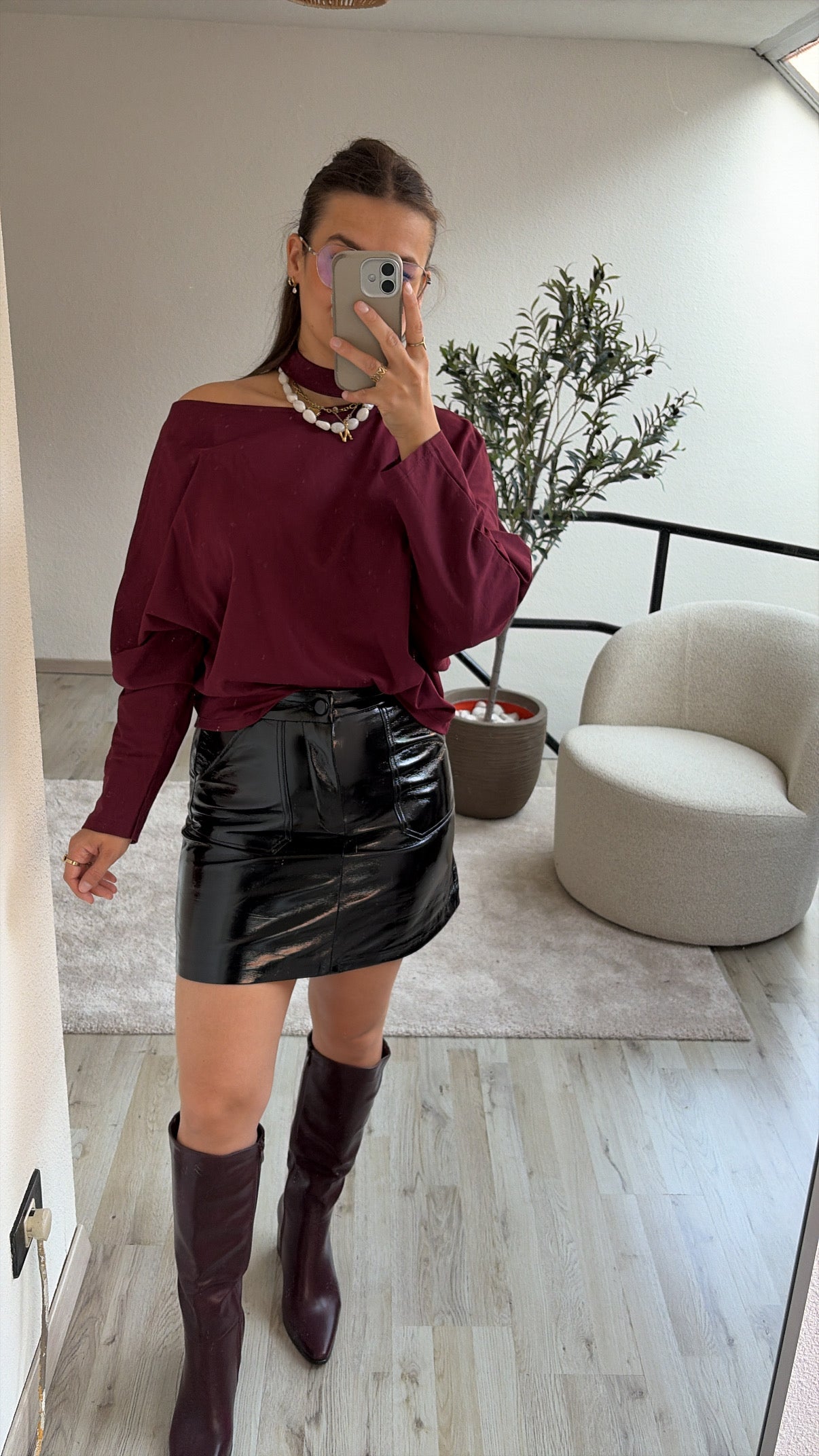 LEDERLOOK ROKJE