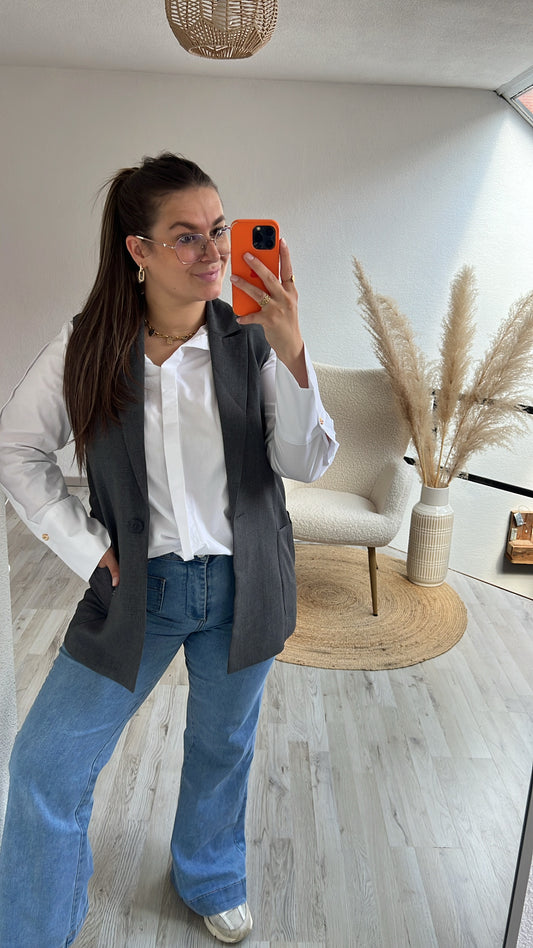 Grijze gilet
