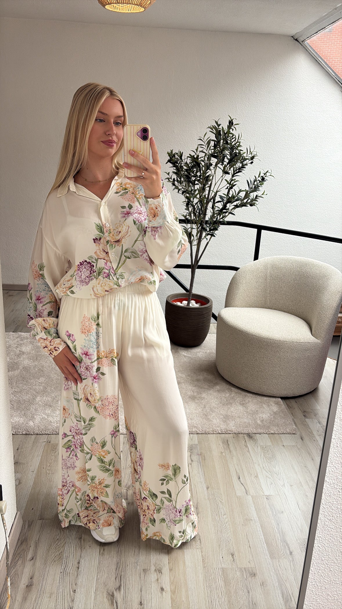SATIJNEN SET BLOEMEN