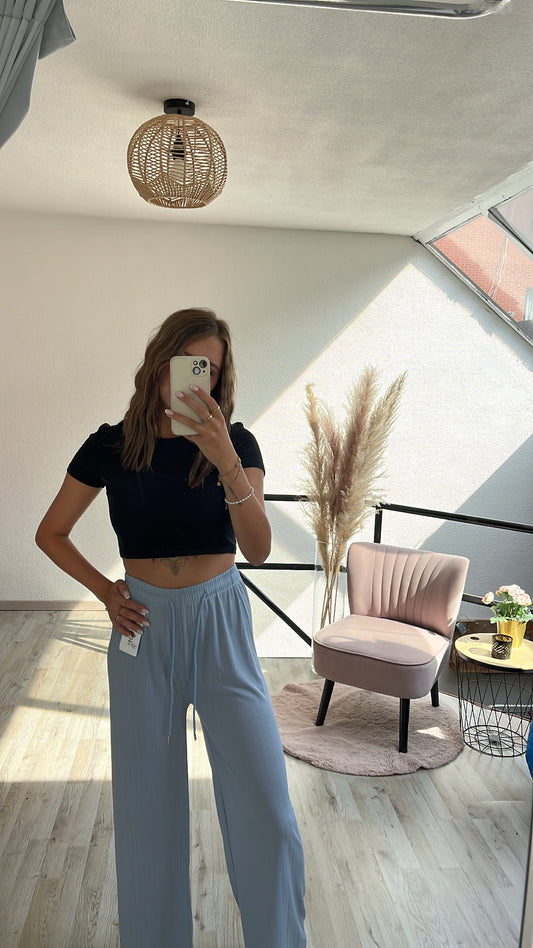 Blauwe broek