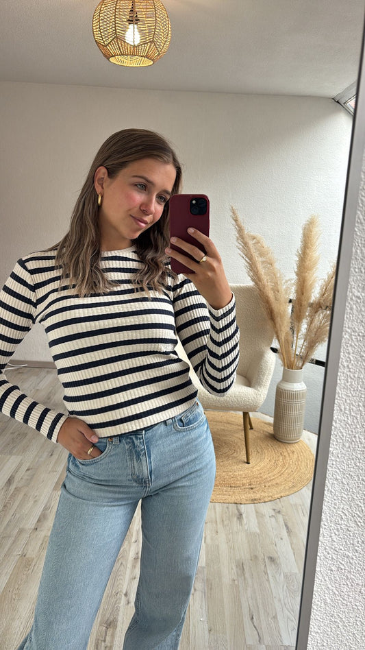 Gestreepte longsleeve