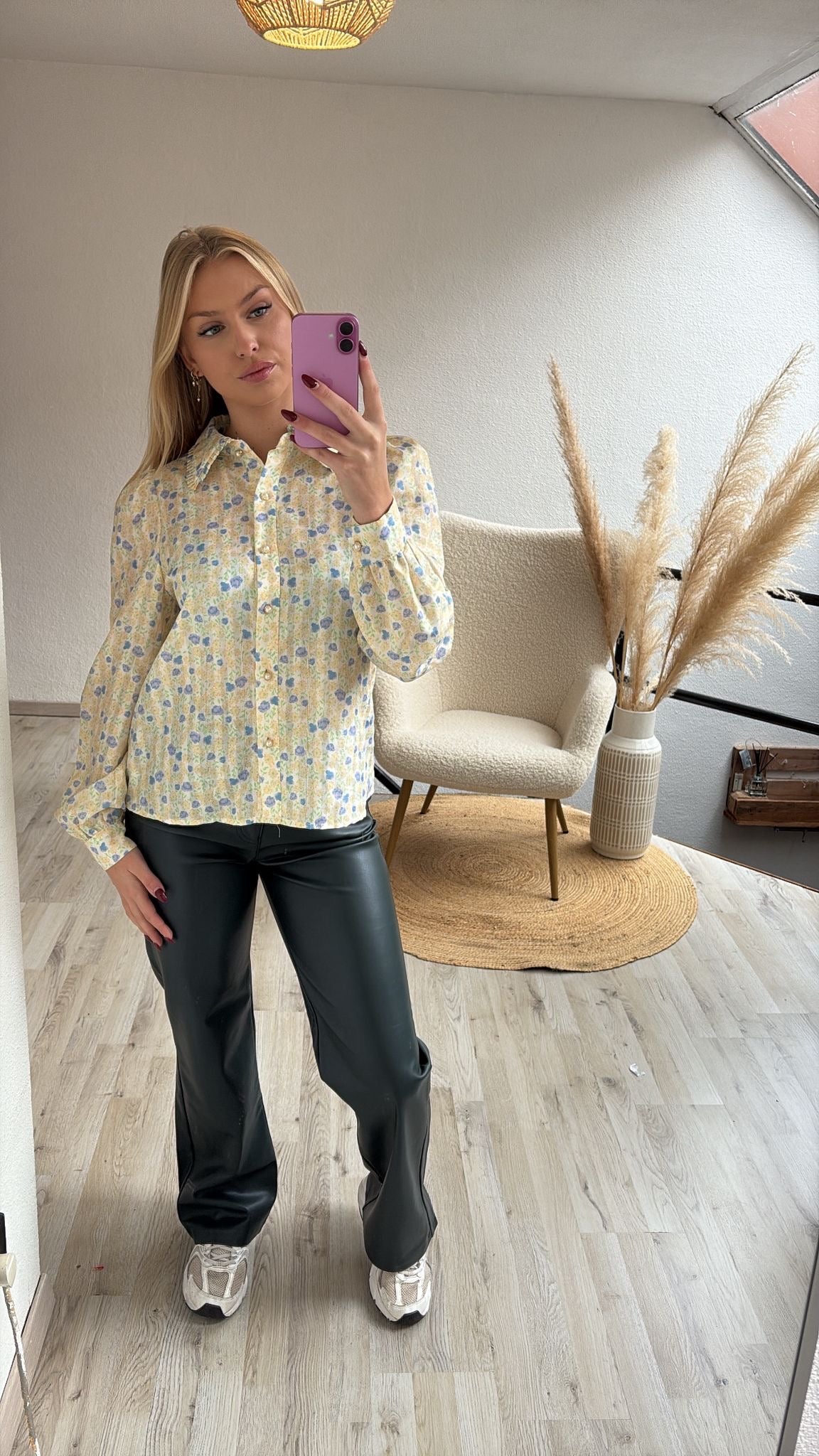Gebloemde blouse