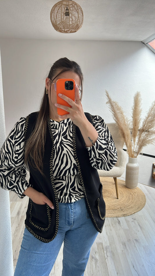 Gilet zwart