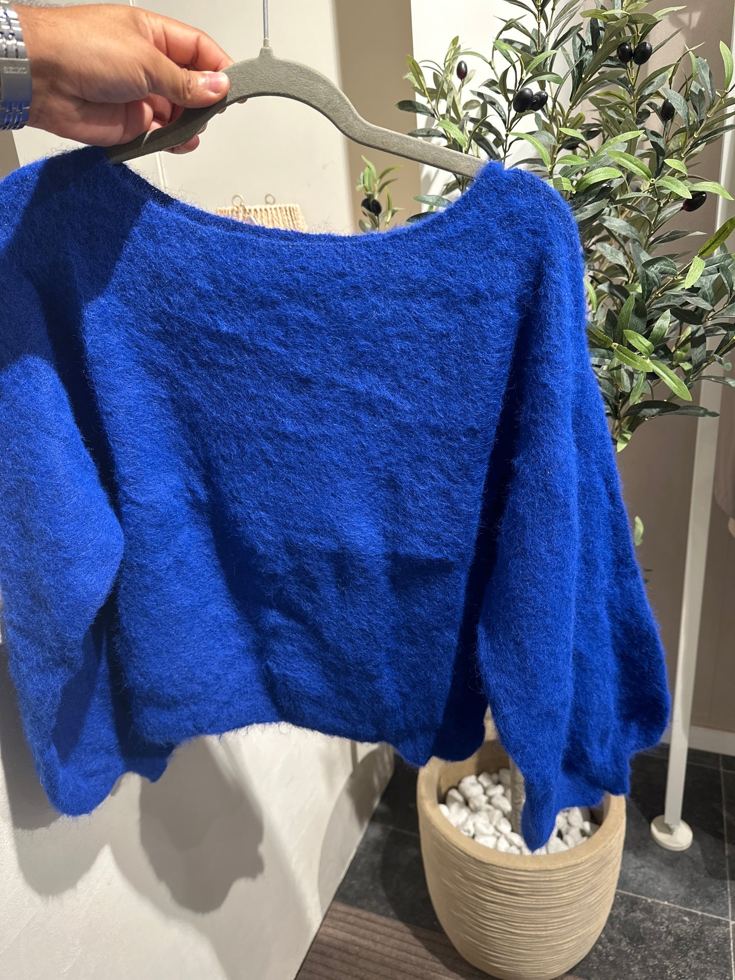 KNIT BLAUW